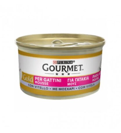 PURINA GOURMET GOLD GATTO KITTEN AL VITELLO DA 85 GR IN LATTINA