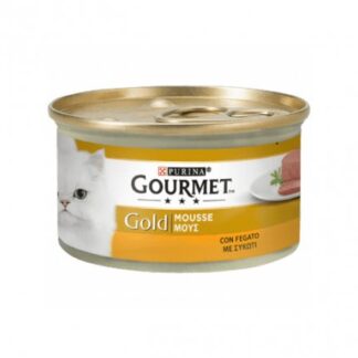 PURINA GOURMET GOLD GATTO MOUSSE AL FEGATO DA 85 GR IN LATTINA