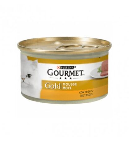 PURINA GOURMET GOLD GATTO MOUSSE AL FEGATO DA 85 GR IN LATTINA