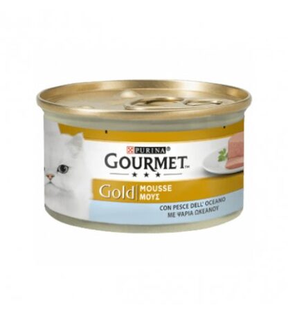 PURINA GOURMET GOLD GATTO MOUSSE AL PESCE OCEANICO DA 85 GR IN LATTINA
