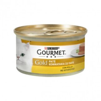 PURINA GOURMET GOLD GATTO PATE' AL POLLO DA 85 GR IN LATTINA