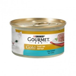 PURINA GOURMET GOLD GATTO TORTINI AL TONNO DA 85 GR IN LATTINA