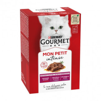 Purina gourmet mon petit gatto al manzo vitello e agnello 6 buste da 50 gr