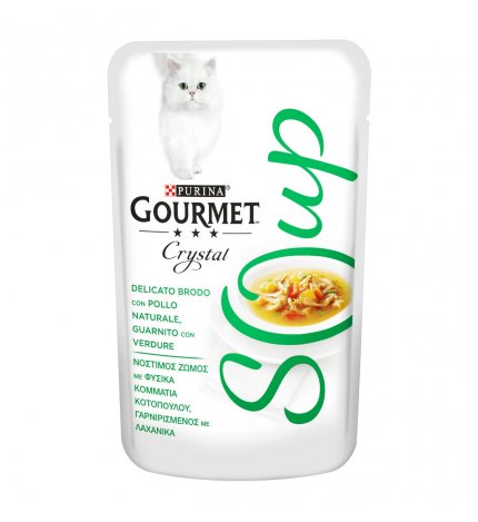 PURINA GOURMET NATURE'S CREATIONS SOUP GATTO AL POLLO E VERDURE DA 40 GR IN BUSTA