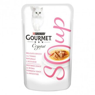 PURINA GOURMET NATURE'S CREATIONS SOUP GATTO AL TONNO E ACCIUGHE DA 40 GR IN BUSTA