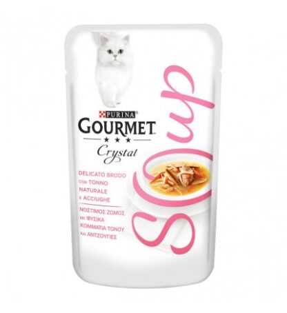 PURINA GOURMET NATURE'S CREATIONS SOUP GATTO AL TONNO E ACCIUGHE DA 40 GR IN BUSTA