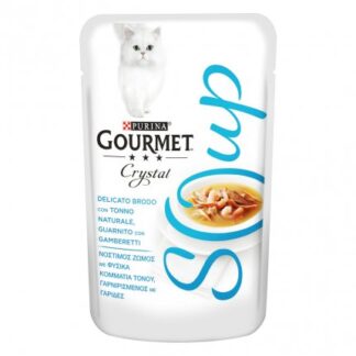 PURINA GOURMET NATURE'S CREATIONS SOUP GATTO AL TONNO E GAMBERETTI DA 40 GR IN BUSTA