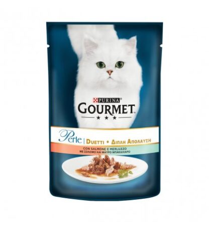 PURINA GOURMET PERLE GATTO AL SALMONE E MERLUZZO DA 85 GR IN BUSTA