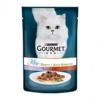 PURINA GOURMET PERLE GATTO AL  VITELLO E ANATRA DA 85 GR IN BUSTA