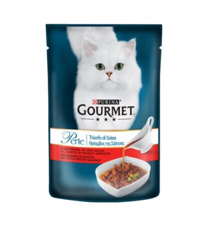 PURINA GOURMET PERLE GATTO TRIONFO DI SALSA CON MANZO DA 85 GR IN BUSTINA