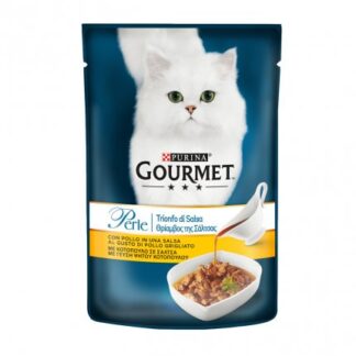 PURINA GOURMET PERLE GATTO TRIONFO DI SALSA CON POLLO DA 85 GR IN BUSTINA