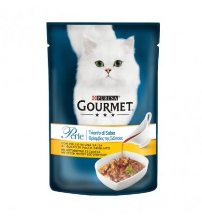 PURINA GOURMET PERLE GATTO TRIONFO DI SALSA CON POLLO DA 85 GR IN BUSTINA