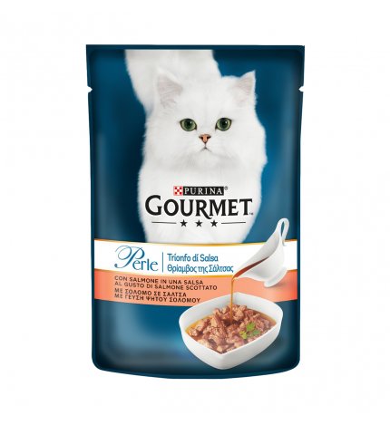 PURINA GOURMET PERLE GATTO TRIONFO DI SALSA CON SALMONE DA 85 GR IN BUSTINA