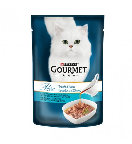 PURINA GOURMET PERLE GATTO TRIONFO DI SALSA CON TONNO DA 85 GR IN BUSTINA