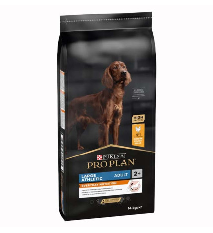 Purina pro plan cane adult large athletic al pollo da 14 kg