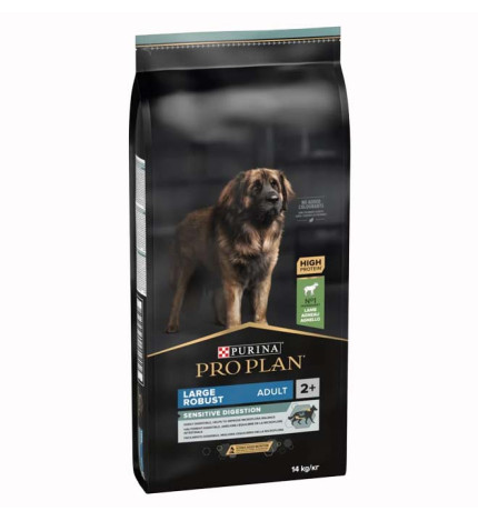 Purina pro plan cane adult large robust sensitive digestion all' agnello da 14 kg
