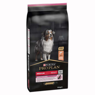 Purina pro plan cane adult sensitive skin optiderma medium al salmone da 14 kg