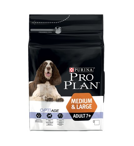 PURINA PRO PLAN CANE ADULT MEDIUM & LARGE 7 + AL POLLO DA 3 KG