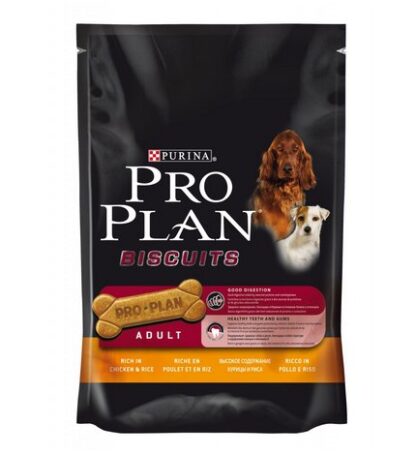 PURINA PRO PLAN CANE SNACK BISCUITS ADULT AL POLLO DA 400 GR