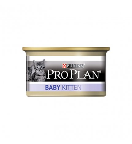 PURINA PRO PLAN GATTO BABY KITTEN AL POLLO DA 85 GR IN LATTINA