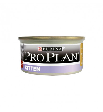 Purina pro plan gatto kitten al pollo da 85 gr in lattina