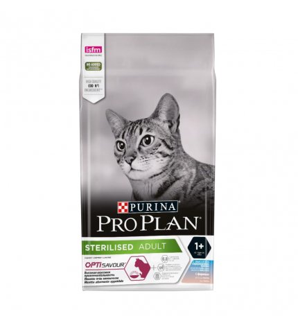 PURINA PRO PLAN GATTO OPTISAVOUR ADULT STERILIZZATO AL MERLUZZO E TROTA DA 1,5 KG