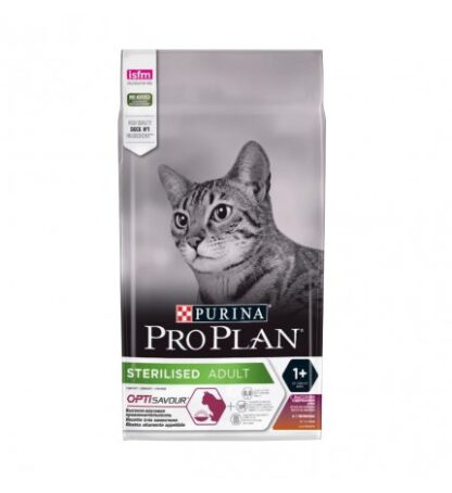 PURINA PRO PLAN GATTO OPTISAVOUR ADULT STERILIZZATO ALL'ANATRA E FEGATO DA 1,5 KG