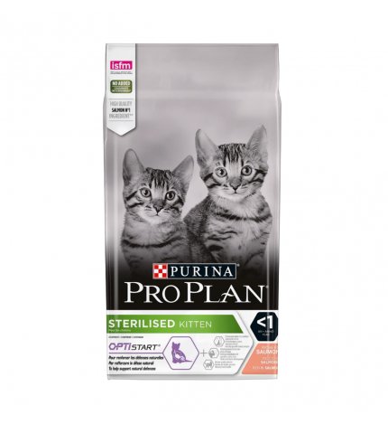 PURINA PRO PLAN GATTO OPTISTART KITTEN STERILIZZATO AL SALMONE DA 1,5 KG