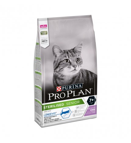 PURINA PRO PLAN GATTO STERILIZZATO 7 + AL TACCHINO DA 1,5 KG
