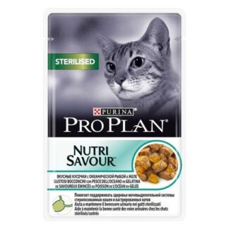 PURINA PRO PLAN GATTO STERILIZZATO AL PESCE OCEANICO DA 85 GR IN BUSTA