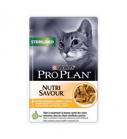 PURINA PRO PLAN GATTO STERILIZZATO AL POLLO DA 85 GR IN BUSTA