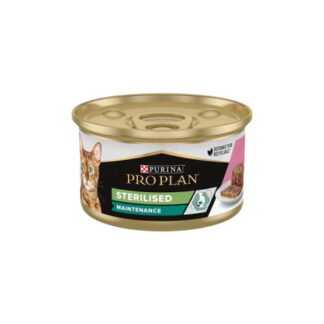 Purina pro plan gatto sterilizzato al salmone e tonno da 85 gr in lattina