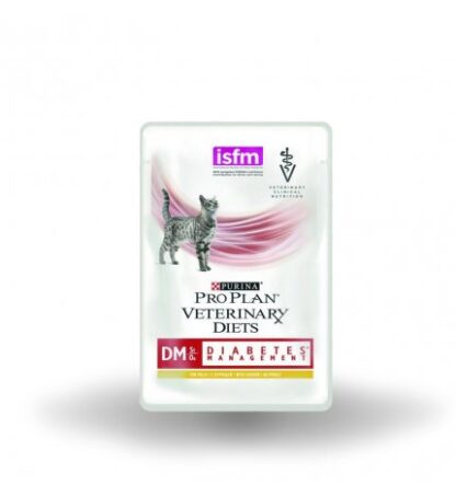 PURINA VETERINARY DIET GATTO DM DIABETES MANAGEMENT AL POLLO DA 85 GR IN BUSTINA
