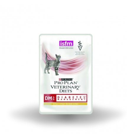PURINA VETERINARY DIET GATTO DM DIABETES MANAGEMENT AL POLLO DA 85 GR IN BUSTINA