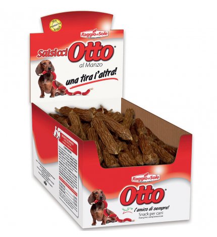 RAGGIO DI SOLE CANE SNACK OTTO SALSICCIOTTO MANZO DA 7 GR