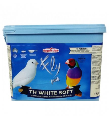 RAGGIO DI SOLE FLY PATE' TH WHITE SOFT PASTONCINO BIANCO MORBIDO DA 4 KG
