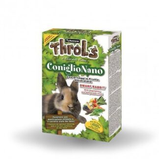 RAGGIO DI SOLE THROLS CONIGLIO NANO CON ORTAGGI E FRUTTA DISIDRATATA DA 750 GR