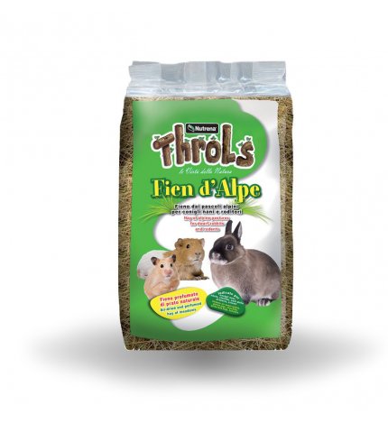 RAGGIO DI SOLE THROLS FIEN D'ALPE FIENO PER CONIGLI E RODITORI DA 1 KG