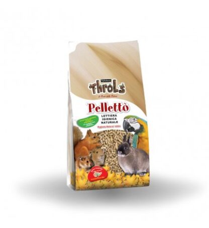 RAGGIO DI SOLE THROLS PELLETTO' LETTIERA IGIENICA NATURALE DA 5 KG