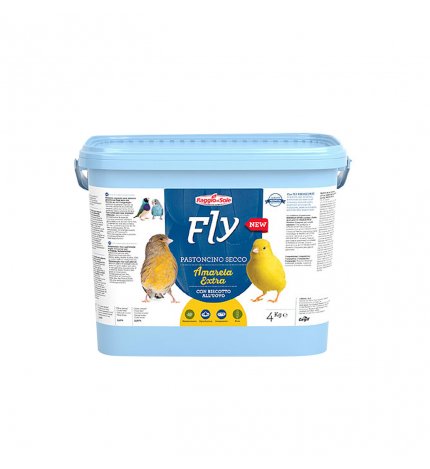RAGGIO DI SOLE VOLATILI LY PATE' PASTONCINO SECCO AMARELA EXTRA CON BISCOTTO ALL'UOVO DA 4 KG