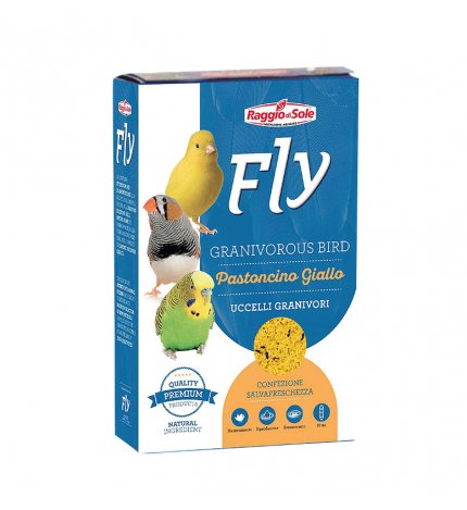 RAGGIO DI SOLE VOLATILI PASTONCINO GIALLO FLY DA 300 GR
