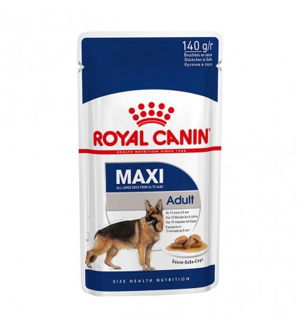 ROYAL CANIN CANE ADULT MAXI IN SALSA DA 140 GR IN BUSTA