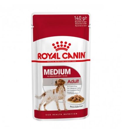ROYAL CANIN CANE ADULT MEDIUM IN SALSA DA 140 GR IN BUSTA