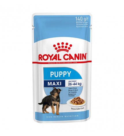 ROYAL CANIN CANE PUPPY MAXI IN SALSA DA 140 GR IN BUSTA