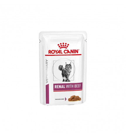 ROYAL CANIN GATTO DIET RENAL AL MANZO DA 85 GR IN BUSTA