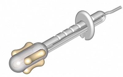 TOTEM Combicon -Sonda vaginale a doppio circuito (4 elettrodi) + palloncino