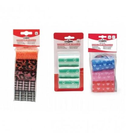 SACCHETTI COLORATI 6ROTx20SACCHETTI