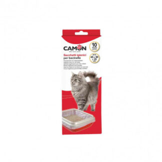 Camon gatto sacchetti igienici per bacinella 10 pezzi maxi 50 x 40 x 45 cm