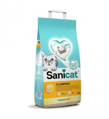 SANICAT LETTIERA CLUMPING UNSCENTED DA 10 LT