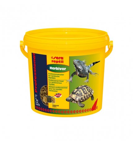Sera mangime reptil herbivor per rettili e tartarughe da 1 kg 3,8 litri